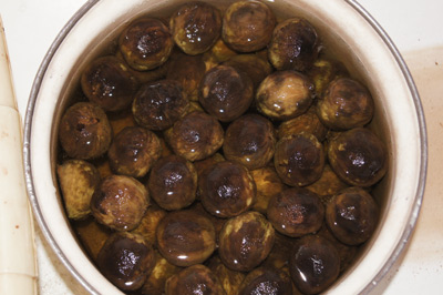 Очищенные грецкие орехи для варенья на пятнадцатый день
